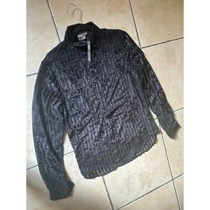 ASOS REGULAR SHEER FIT LONG SLEEVE BUTTON UP